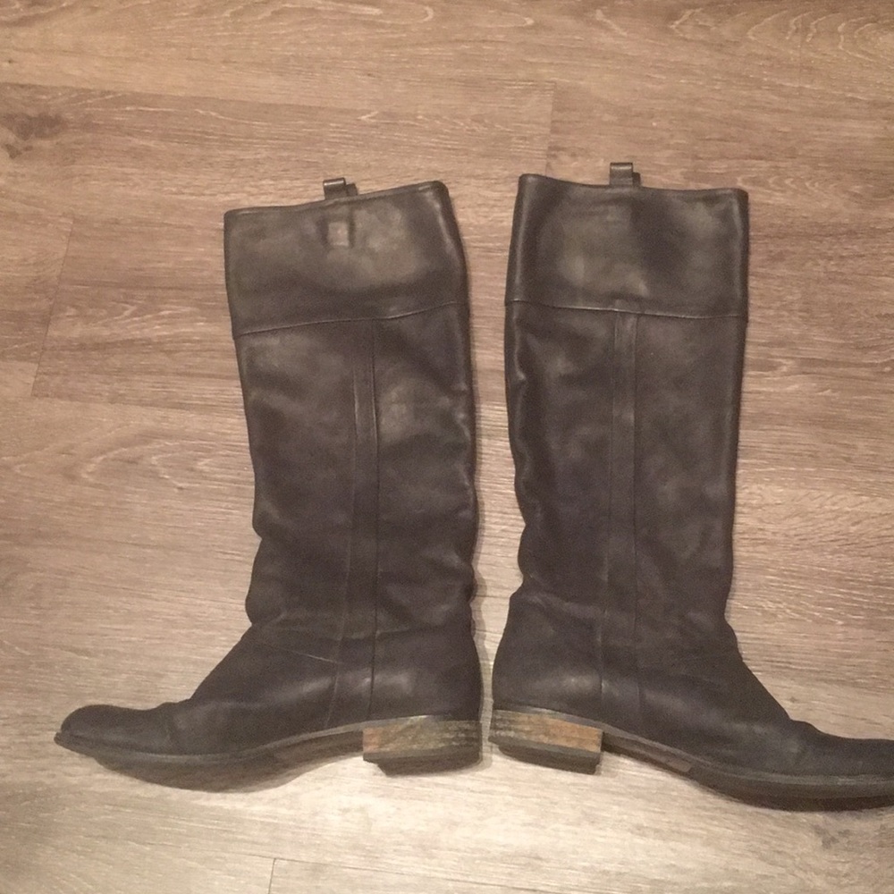 Black Leather Boots